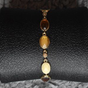 🔥 3/$15 NWT Liz & Co Brown and Gold Bracelet